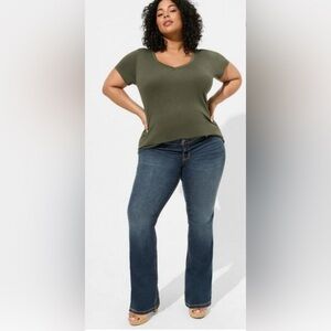 Torrid Women’s‎ 18R Luxe Slim Boot Super Stretch Blue Jeans Casual Comfort